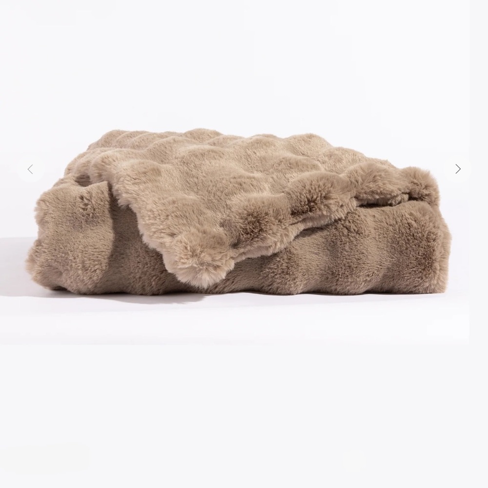 Cozy Earth Bubble Blanket - Walnut